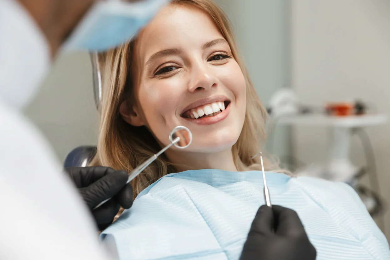 Patient undergoing a bone grafting evaluation and treatment consultation at an oral surgery office in Fresno, CA