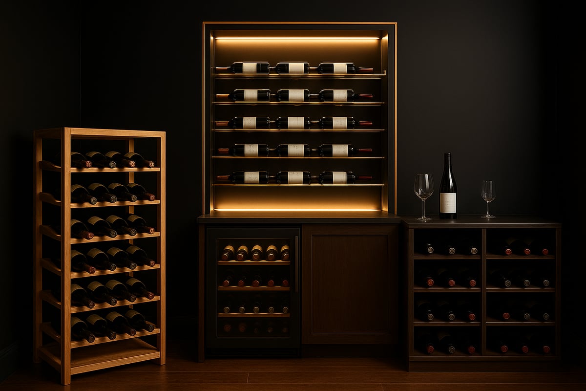 Types of Wine Racks and Cabinets