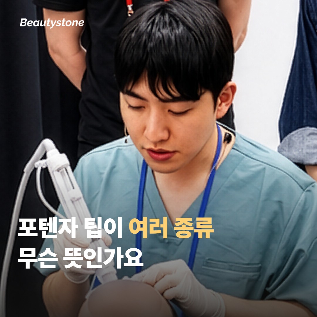 포텐자 팁이 여러 종류라는 게 무슨 뜻인가요