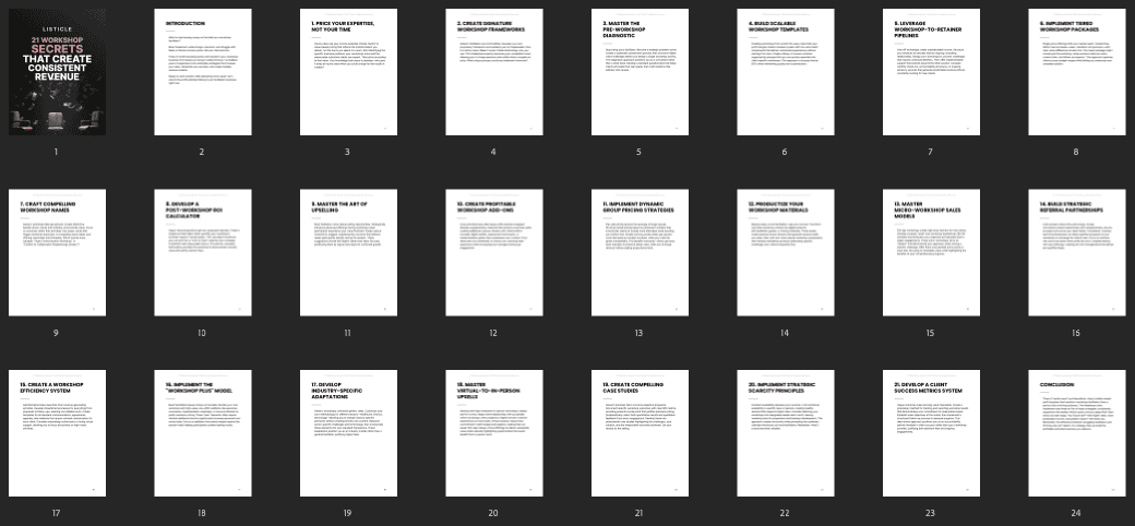 Entrepedia 1759756355749-21-Workshop-Secrets-That-Create-Consistent-Revenue---Listicle