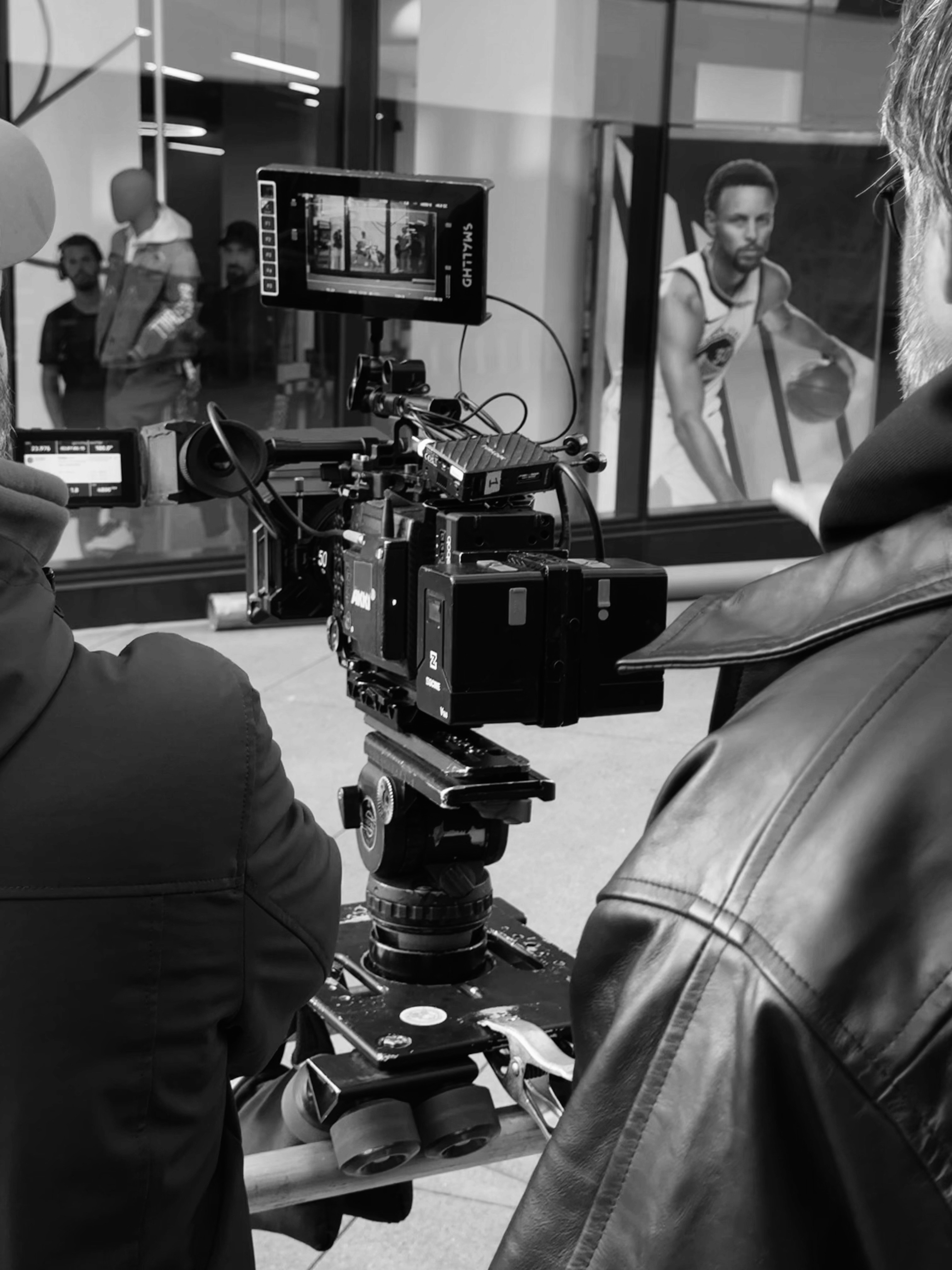 a woman holding an apple