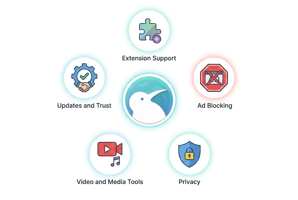 kiwi browser alternatives use cases