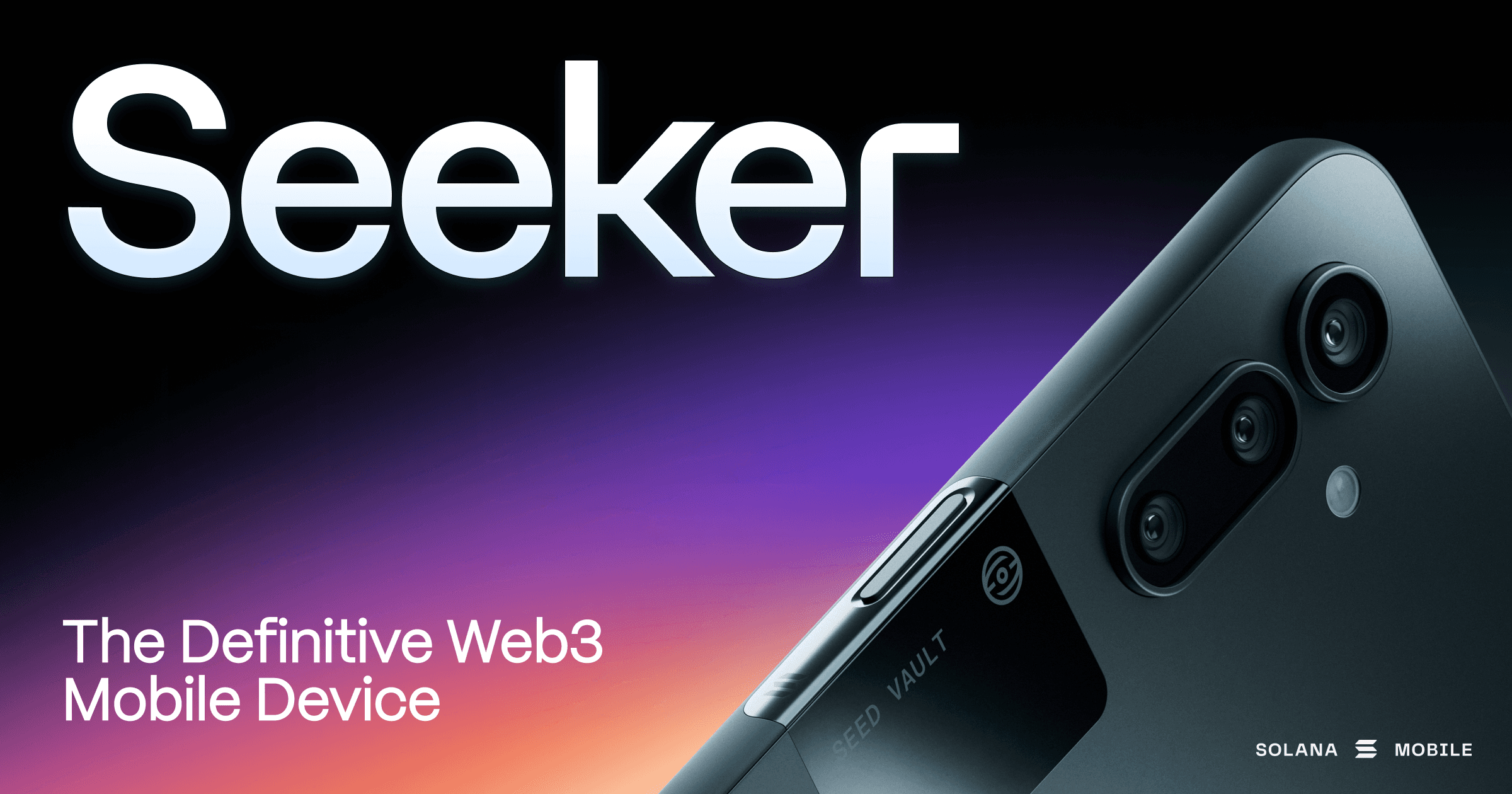 【新品・未開封】Seeker スマートフォン solana mobile Solana Mobile | The Web3 Mobile Evolution