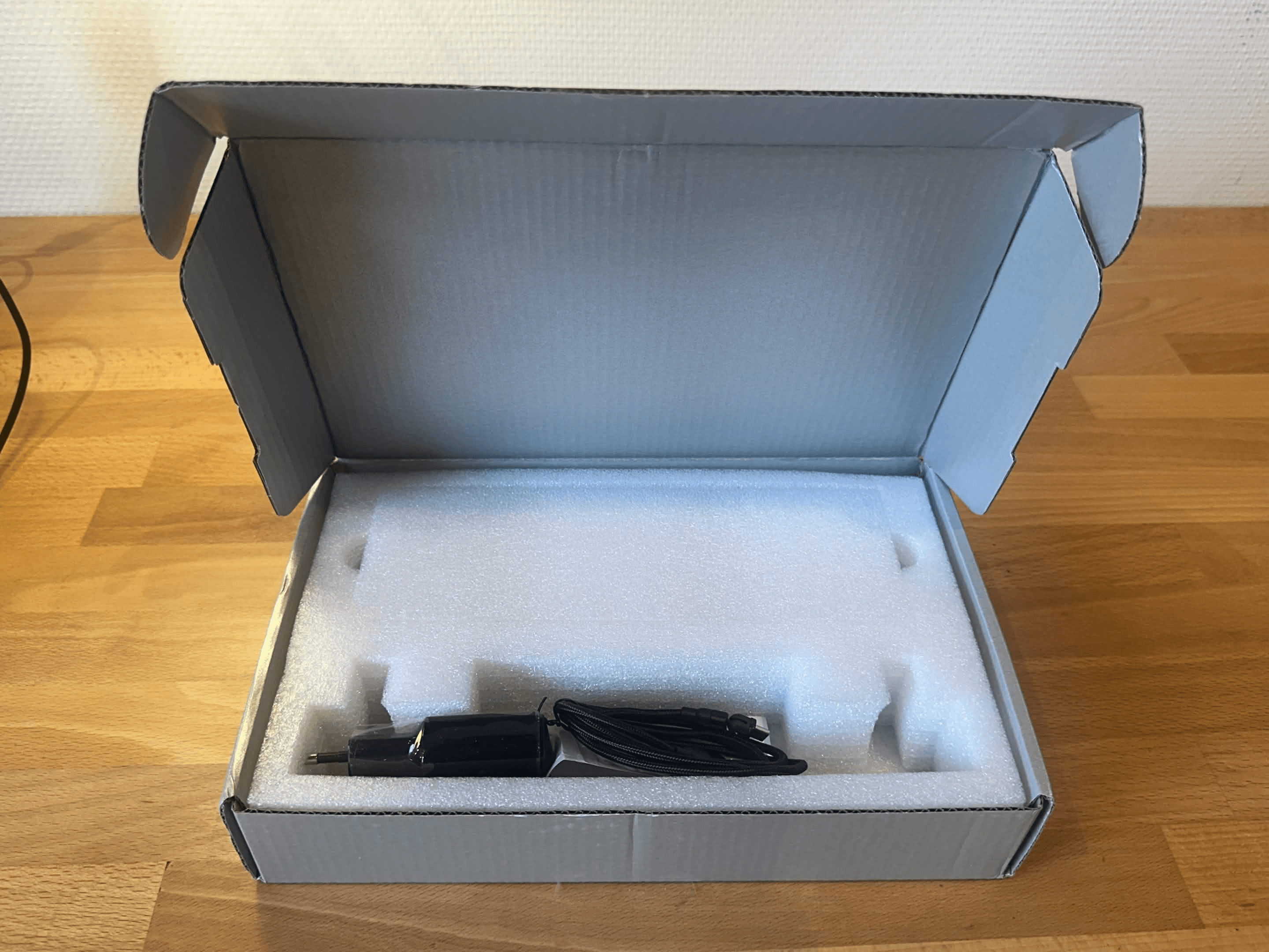 The GOverlay Plus product box before unboxing.