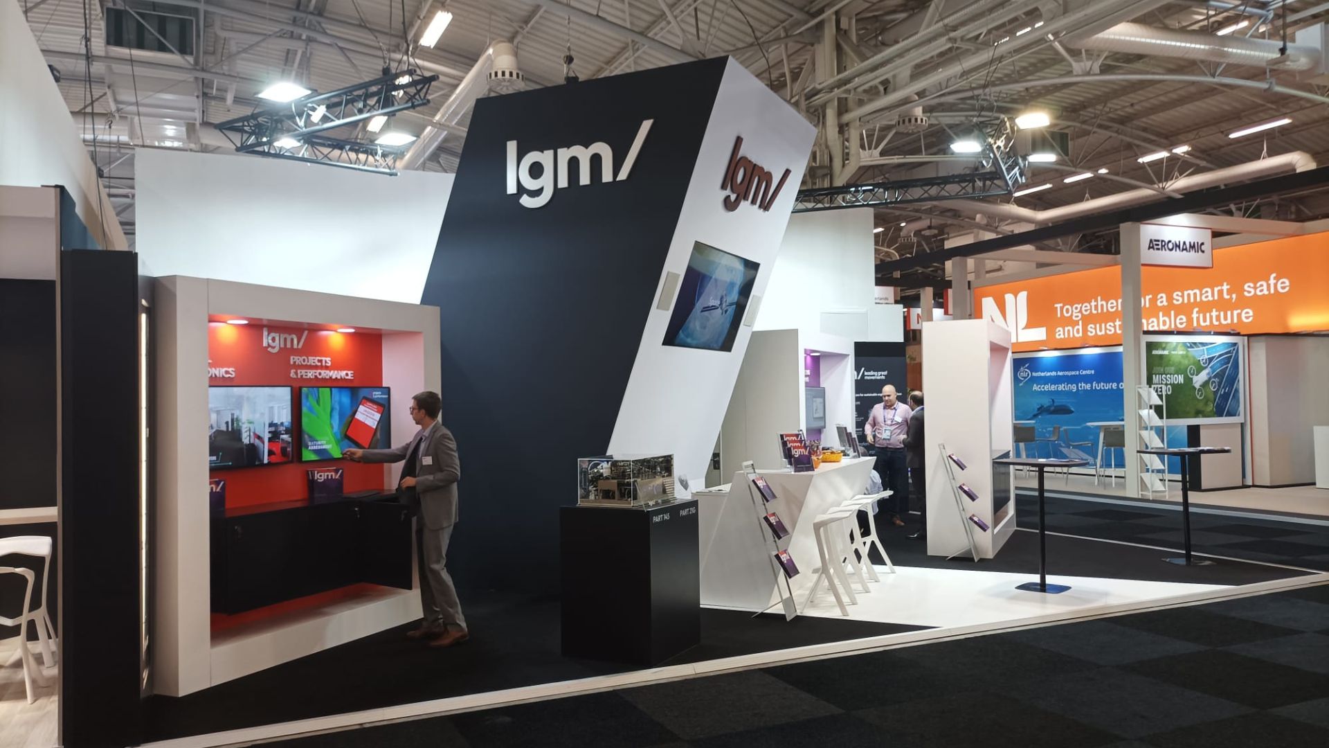 Stand LGM au SIAE par Expace