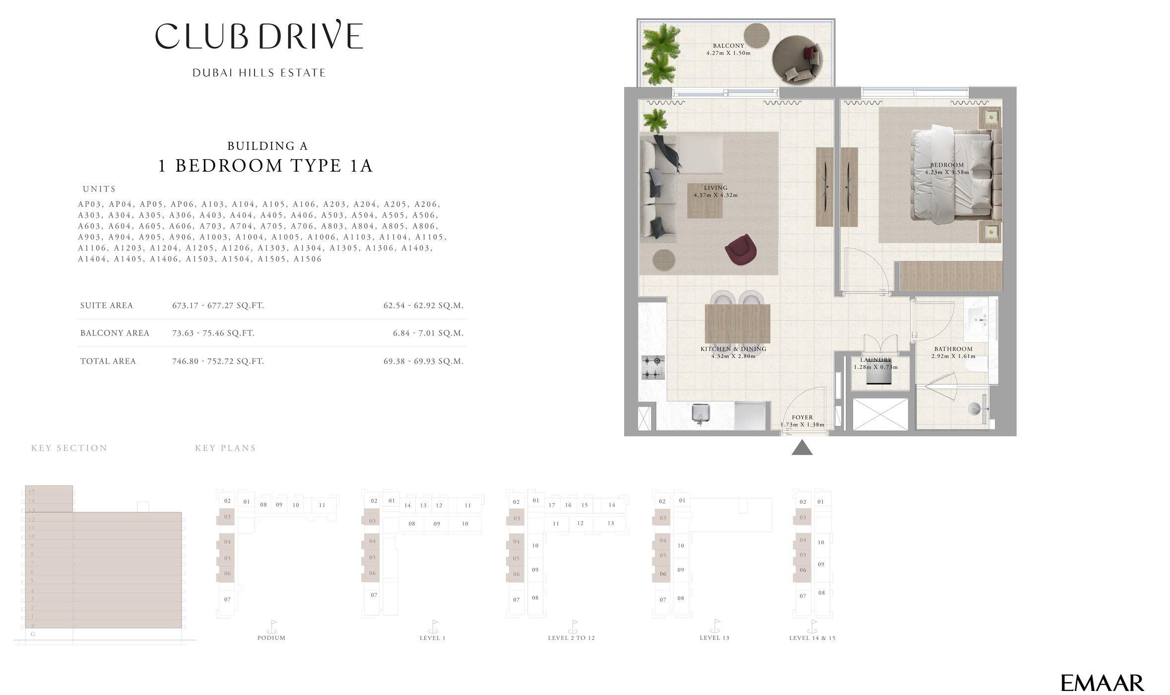 Club Drive 1-Bedroom