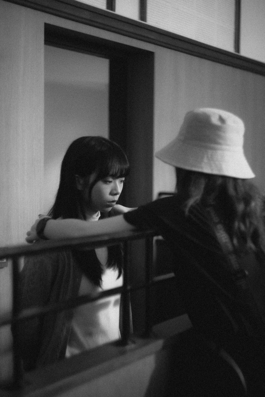 the art director cleaning up the dirt on the actress shirts