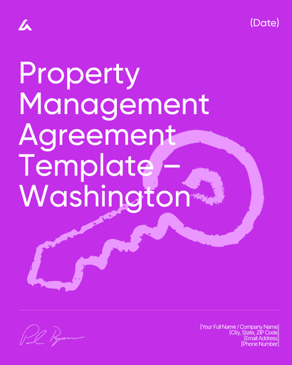 Property Management Agreement Template – Washington