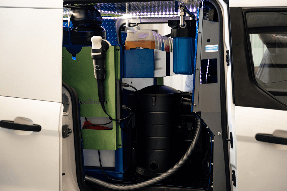 Completed detailing van systems