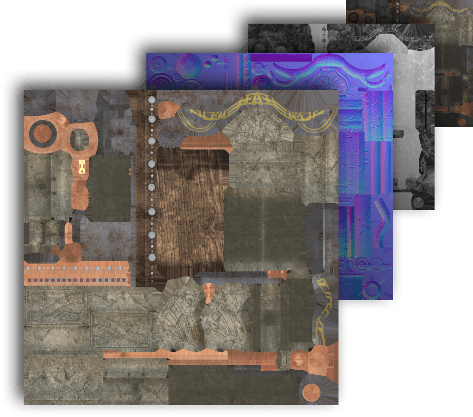 Image of overlapping textures