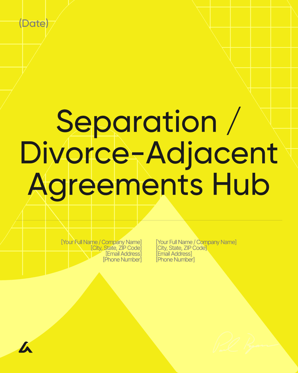 Separation / Divorce-Adjacent Agreements Hub