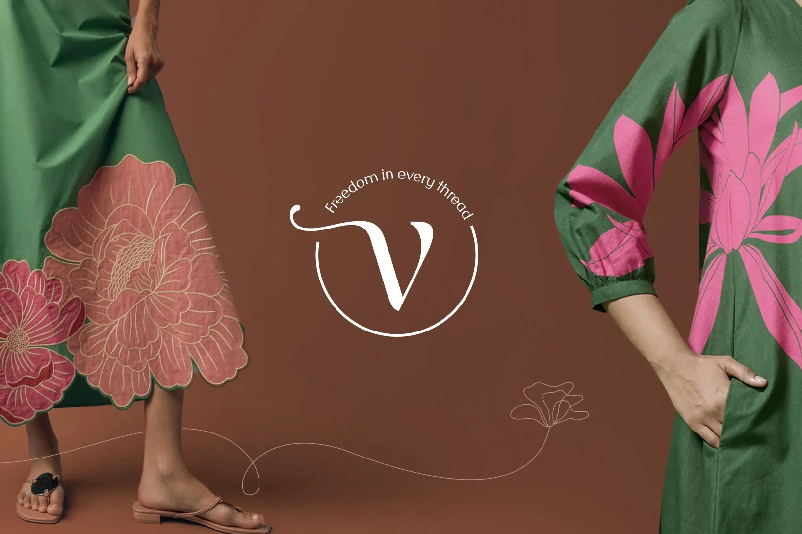Vimokana women's workwear branding