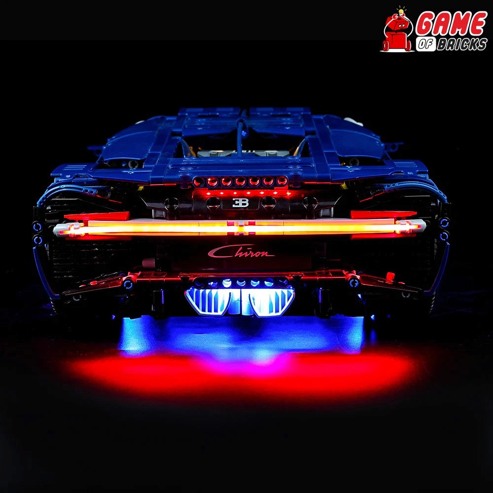 LED-lyssett til LEGO® Bugatti Chiron 42083, bilde 6 - Brikkenerd