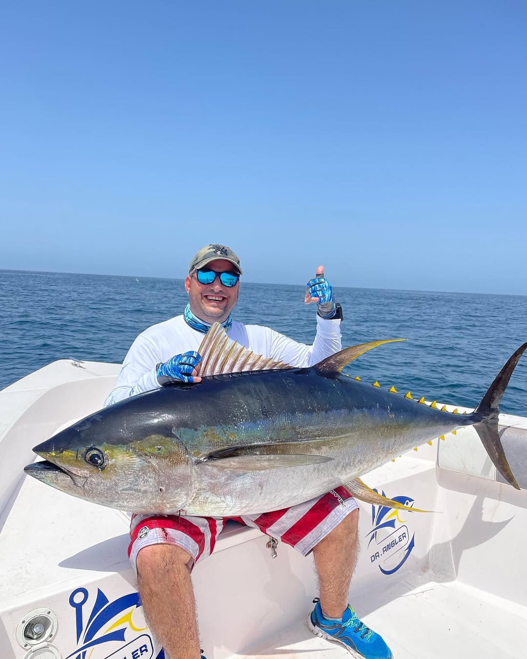 Oman, tun, yellowfin, popper, kastefiskeri, båd