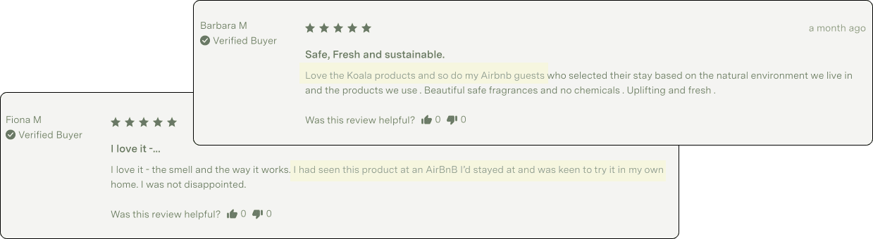 Review of Koala Eco's cleaning products