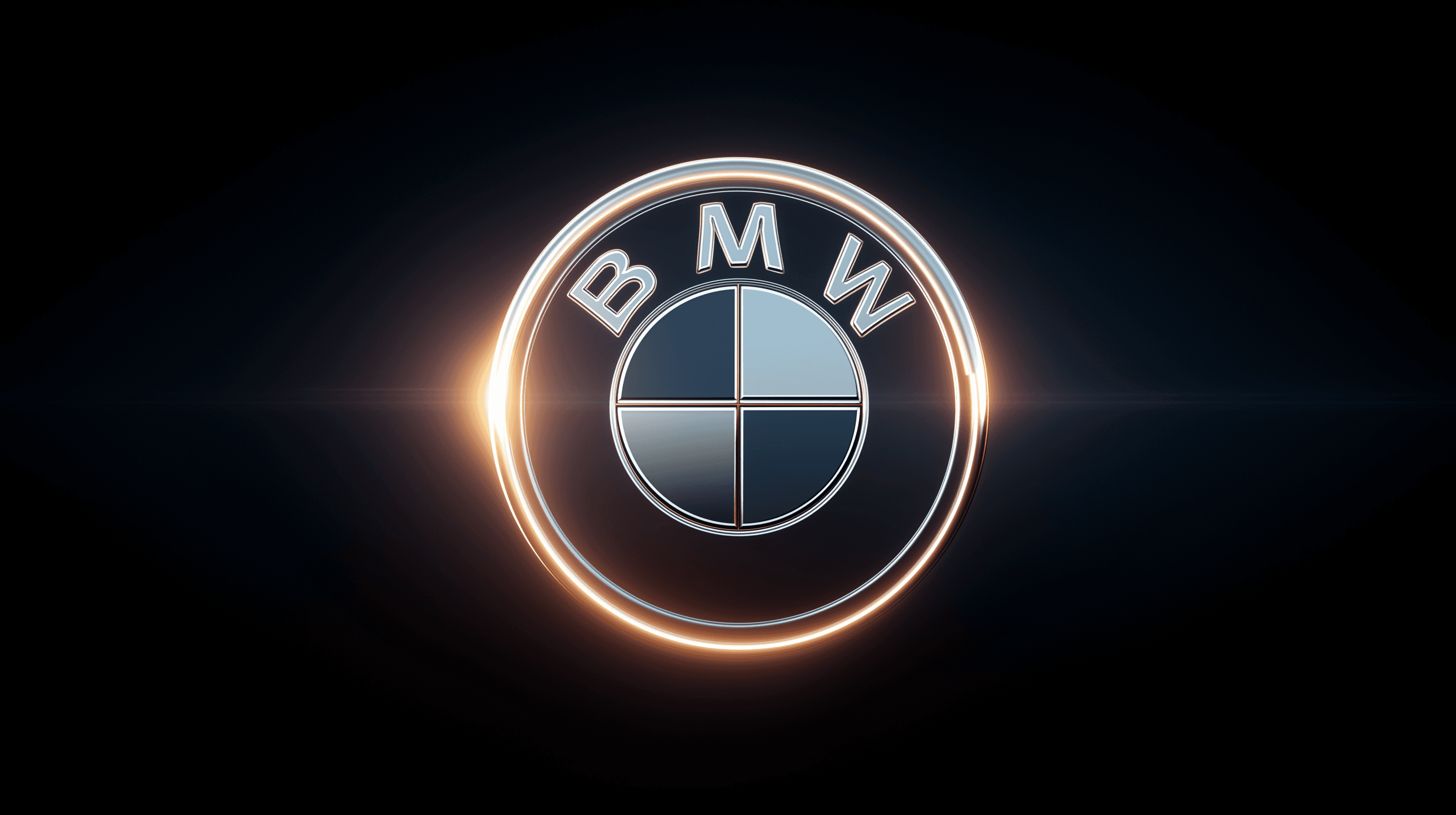 BMW logo with spark