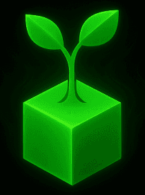 Abstract blue shapes create an interesting pattern.