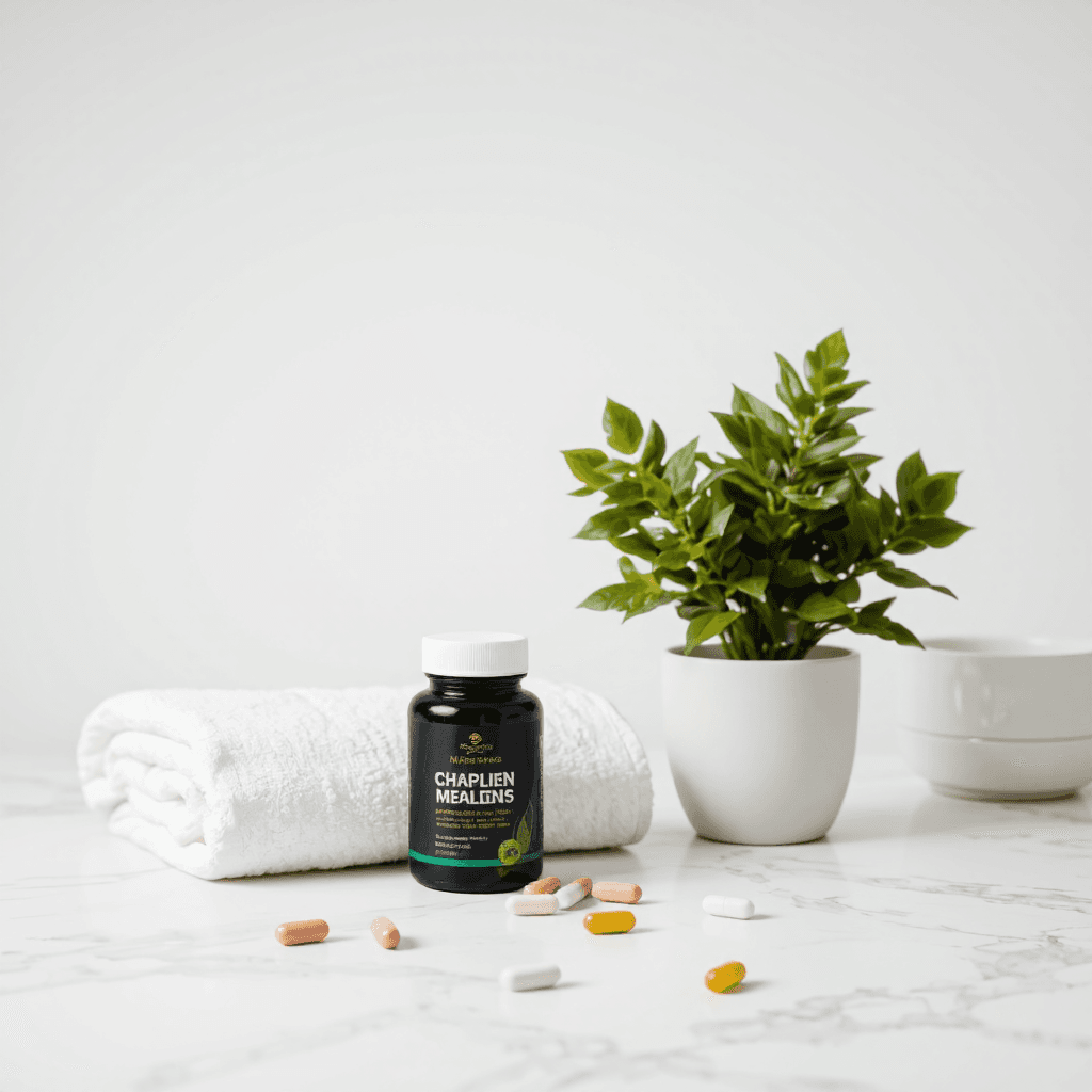 product photography of bottle of pills or tablets