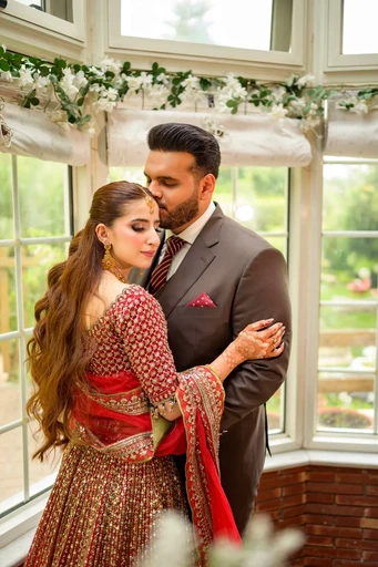 Premium wedding photoshoot in Islamabad at a scenic outdoor location
