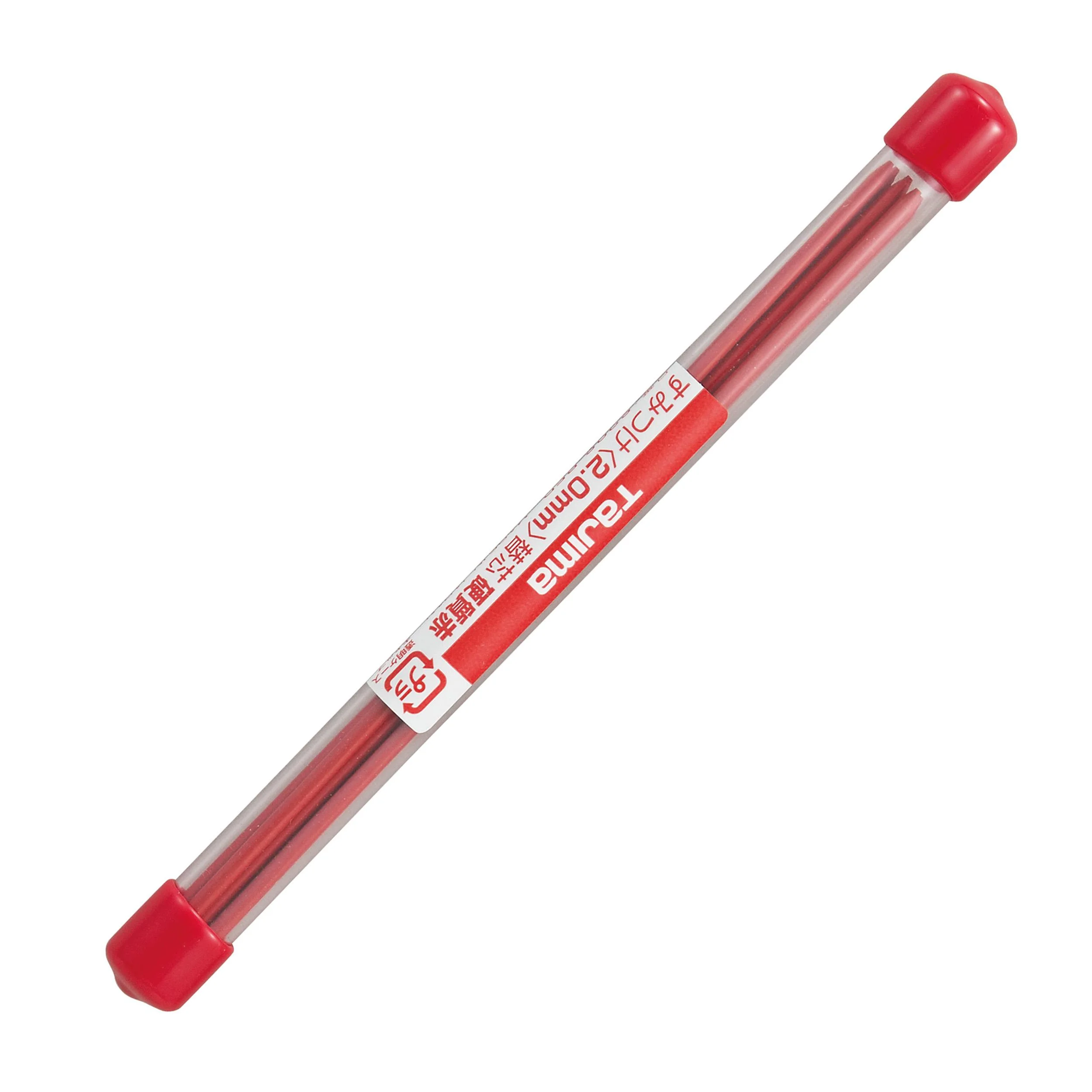 建築用自動鉛筆 2.0mm 紅替芯 6入