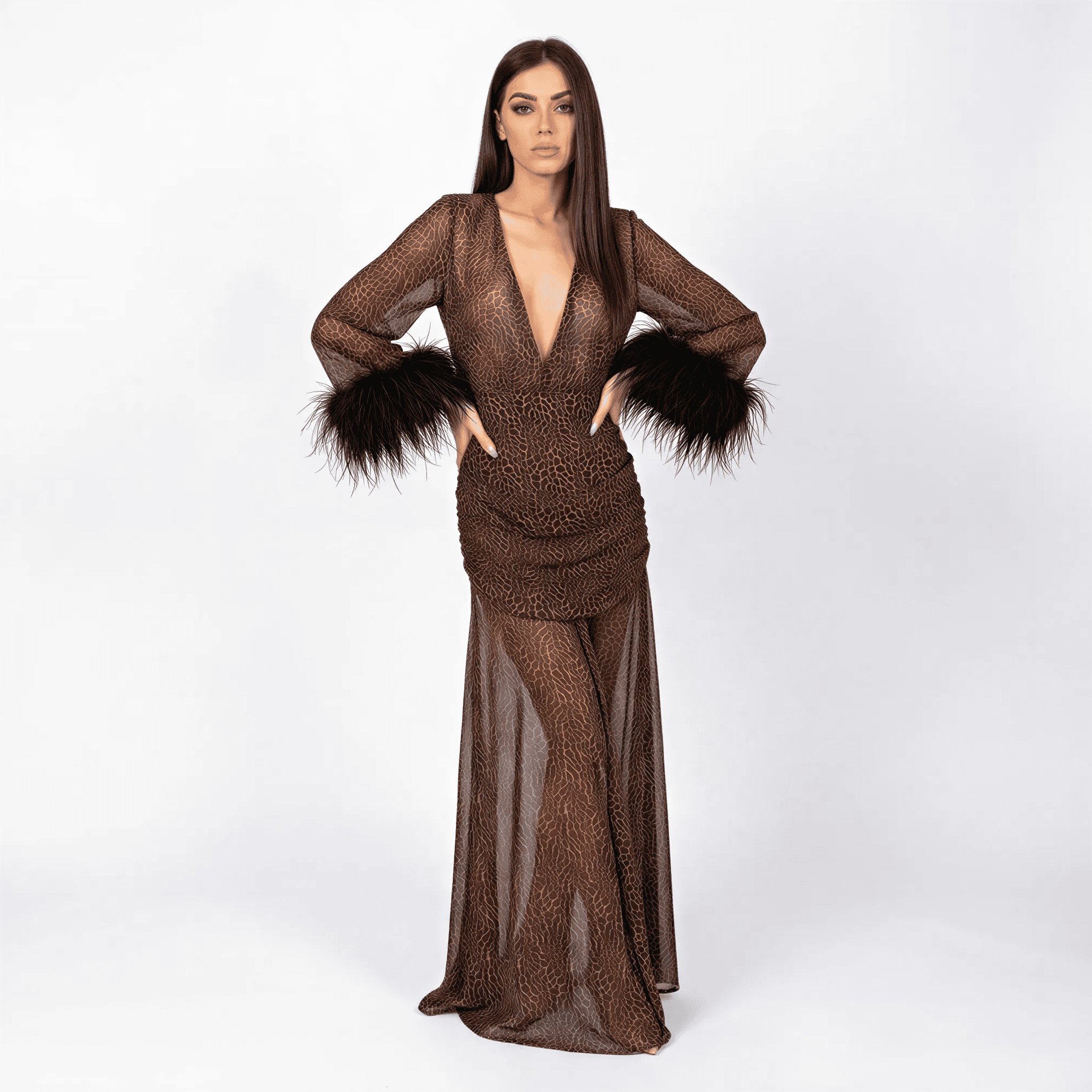 Bella Tiger Print Model