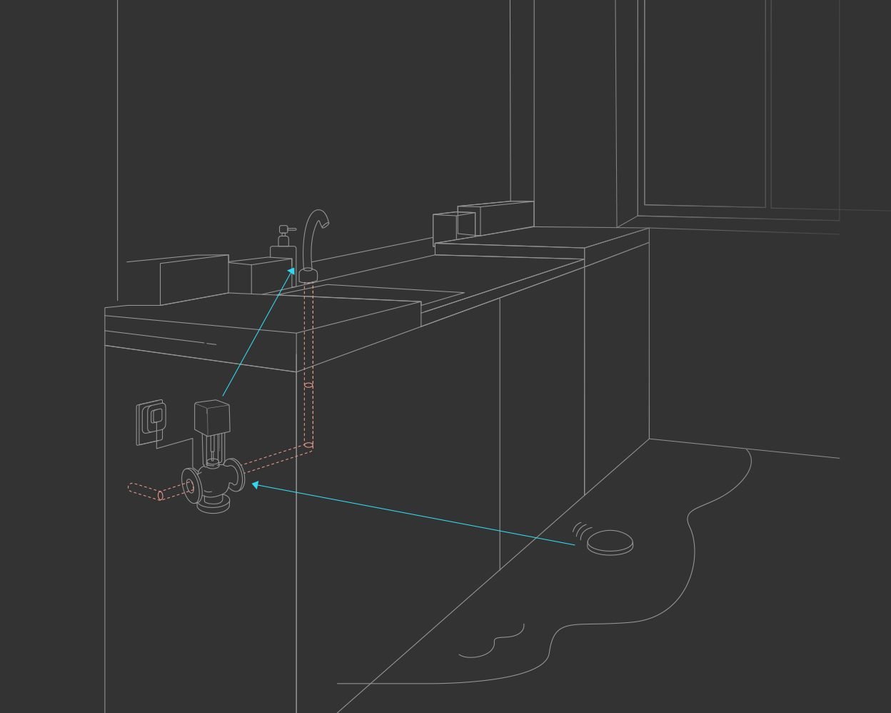 Aqara Water Leak Sensor - Automatic turn off