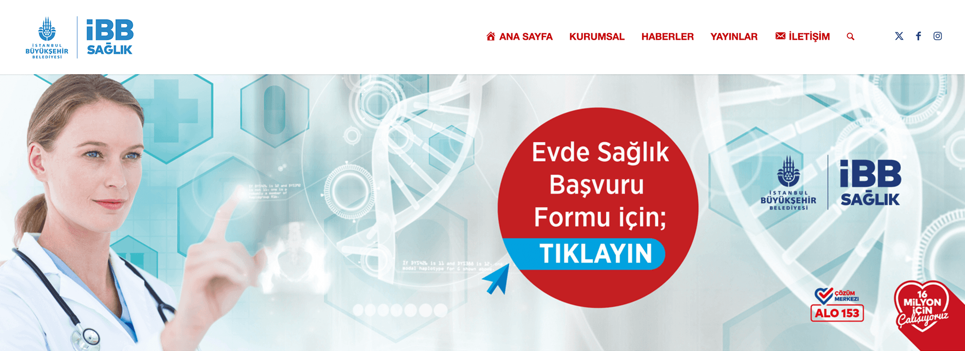 Görsel İBB Sağlık web sitesi görüntüdür. Link: https://saglik.ibb.istanbul/evde-saglik-hizmeti-2-2/
