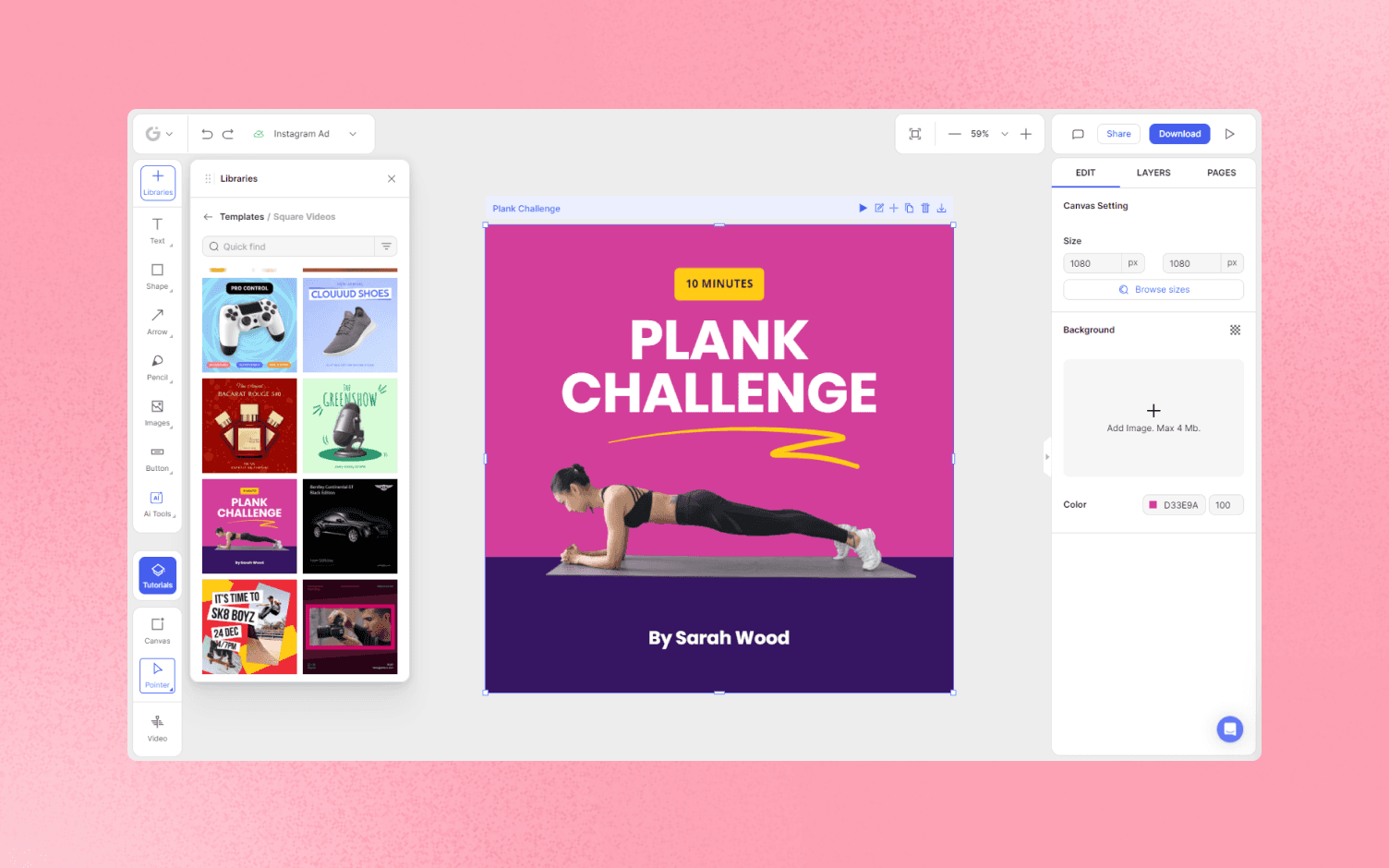 how to customize glorifyapp