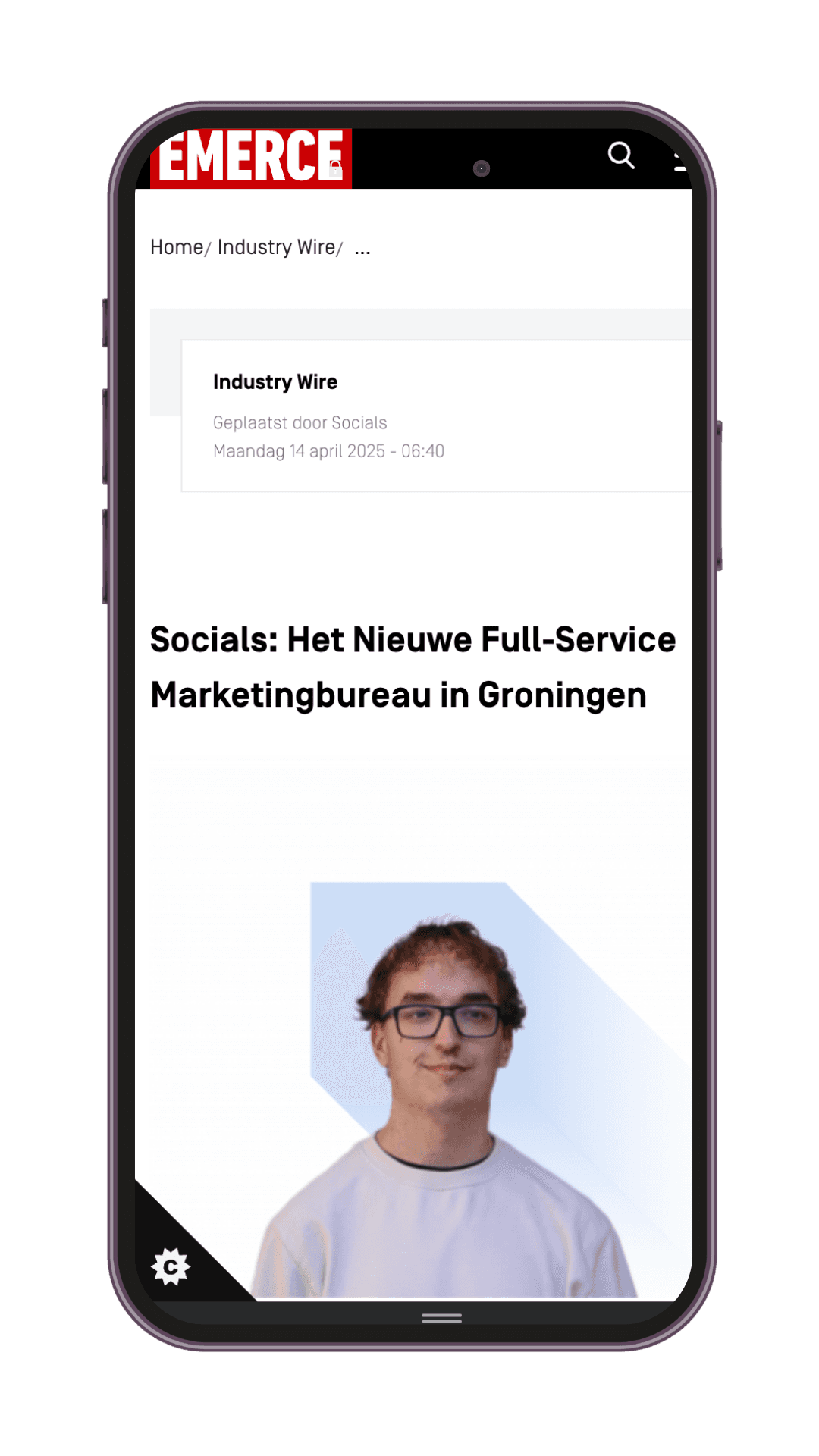 Emerce PR-artikel Socials.nl