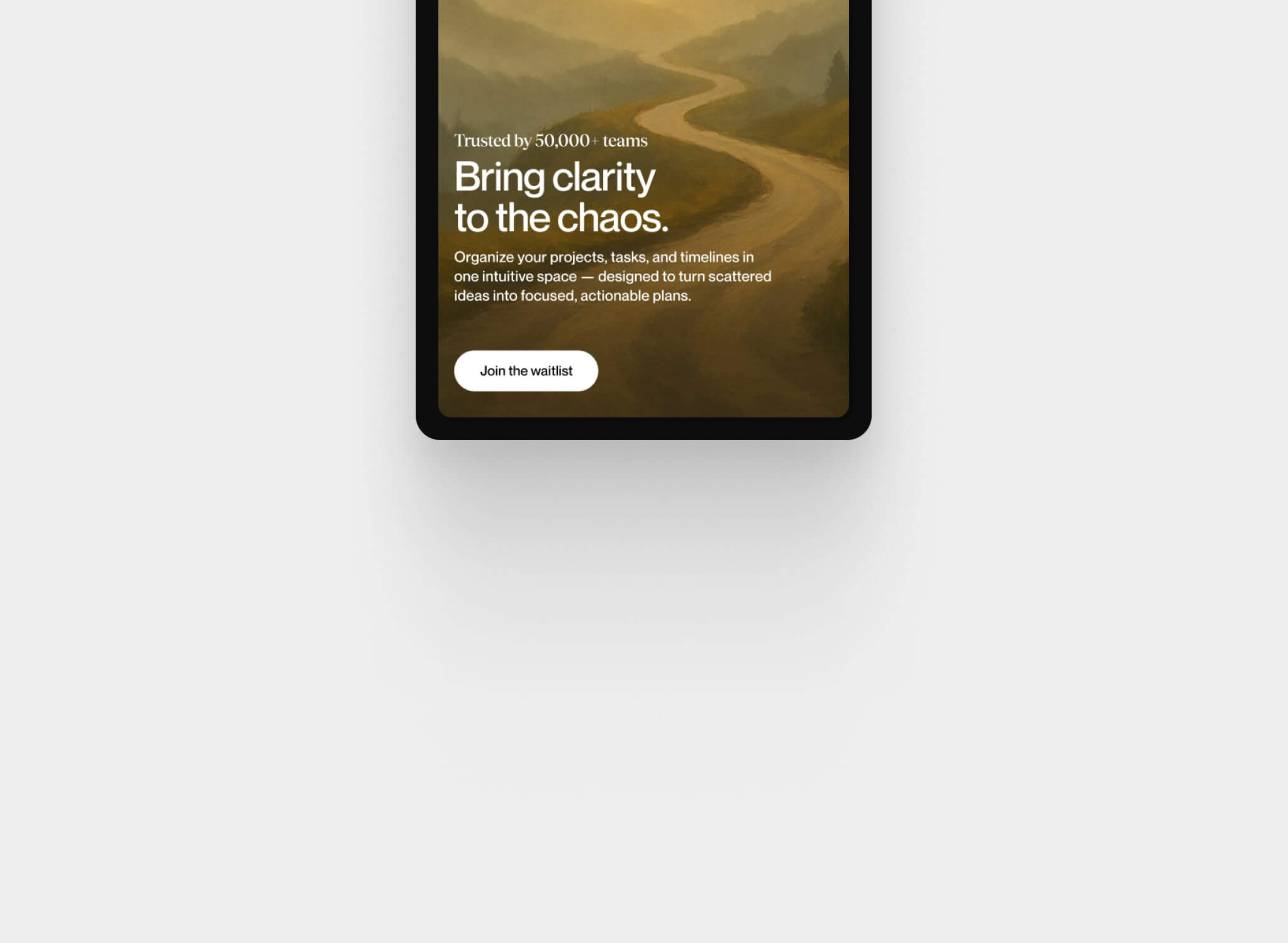 Showcase image of a creative project