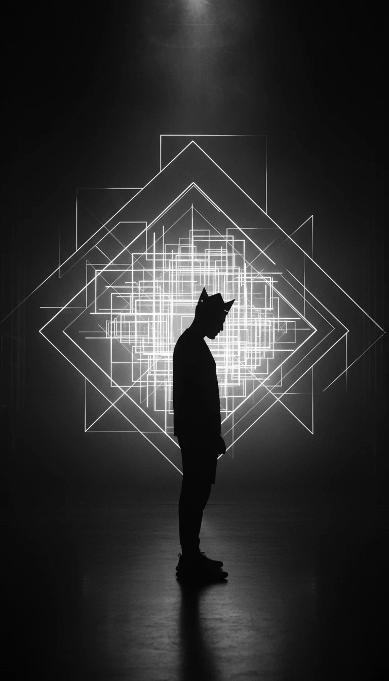 A player in the shadow