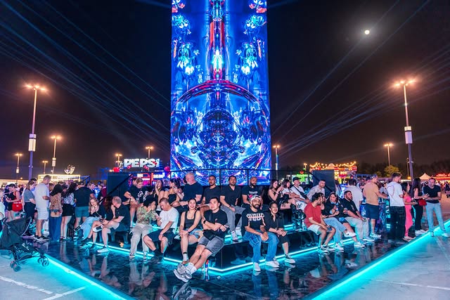 Immersive installation for Bitget at UNTOLD Dubai 2025 by RenaiXance.