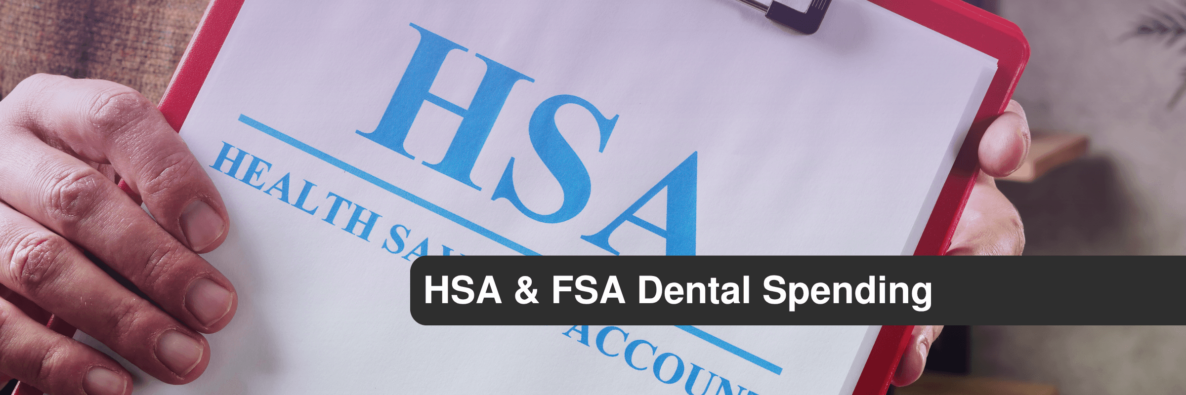 Dental professional helping explain HSA and FSA spending to a dental patient