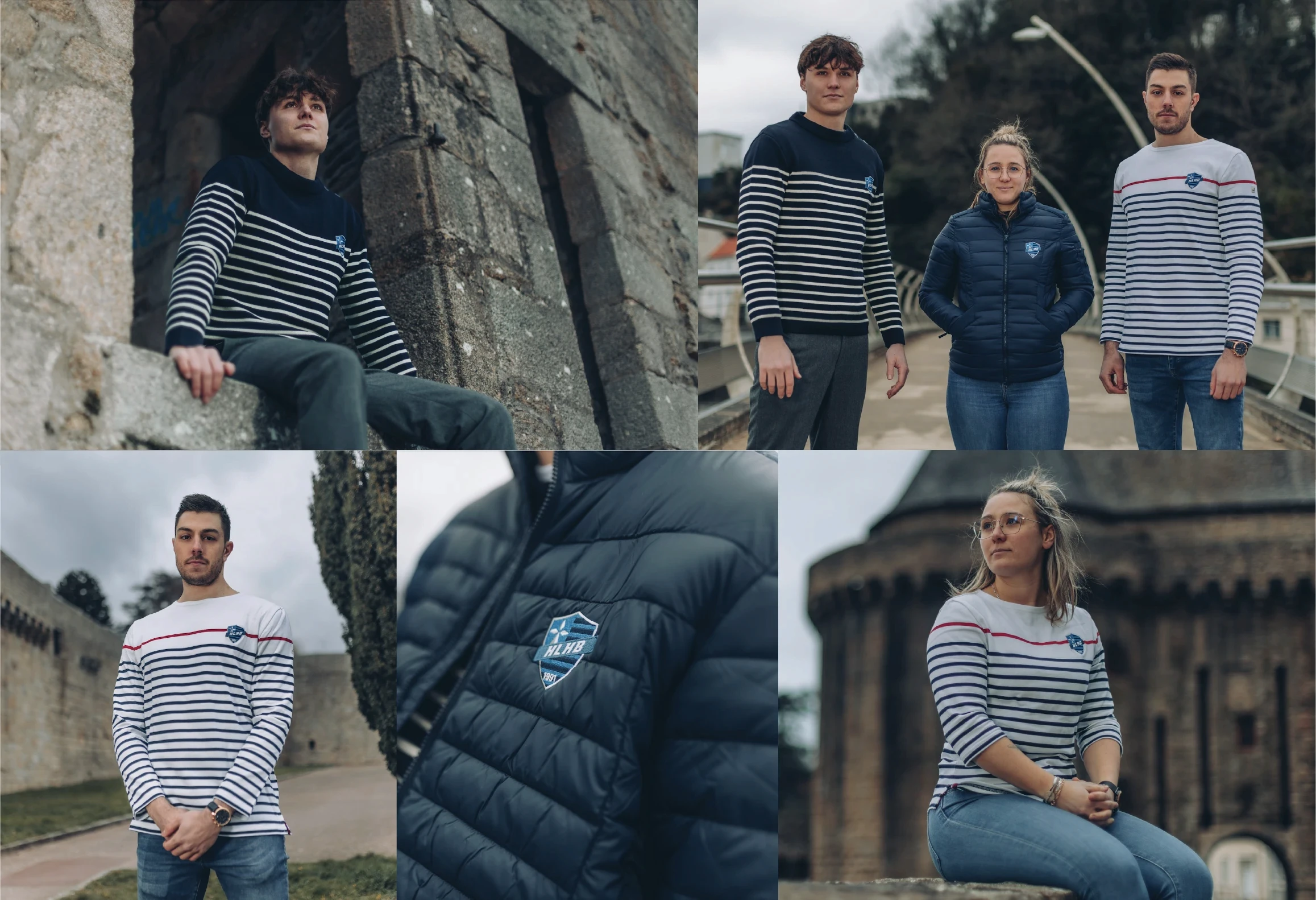 Merchandising et textiles du Hennebont-Lochrist Handball, identité visuelle du club