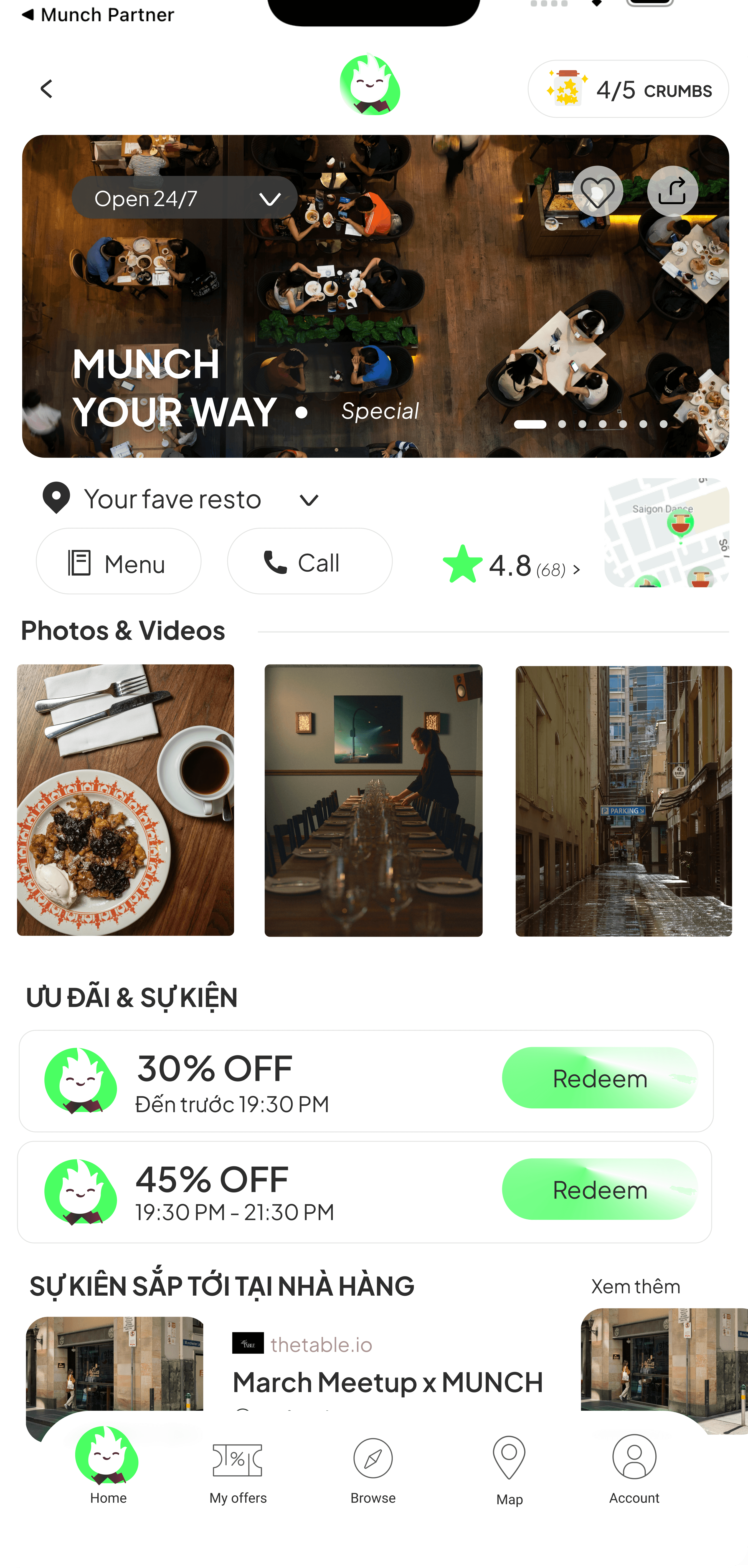 Hand holding a packet of Nutella Biscuits