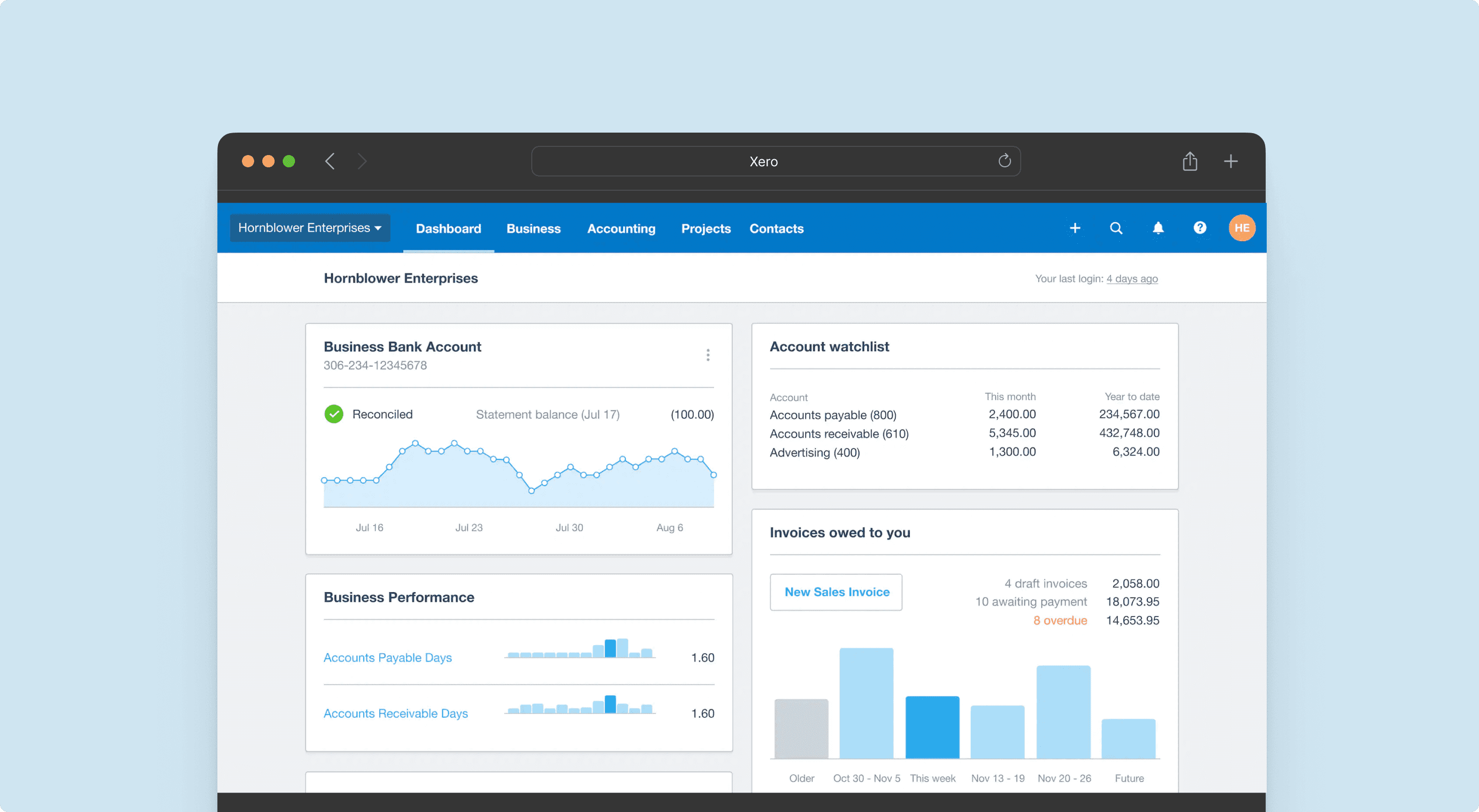 Xero financial management solution