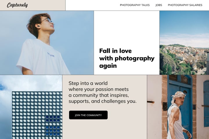 photography website