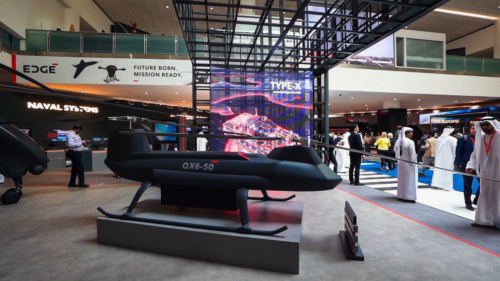 3d models and graphics for edge at dubai air show