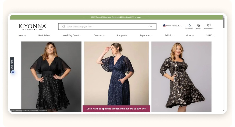 Kiyonna – US Plus-Size Women’s Fashion Specialist