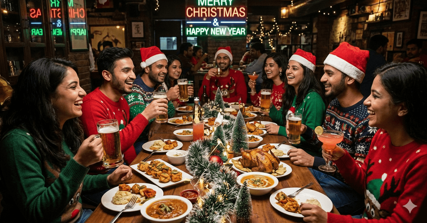 Group of men surfing