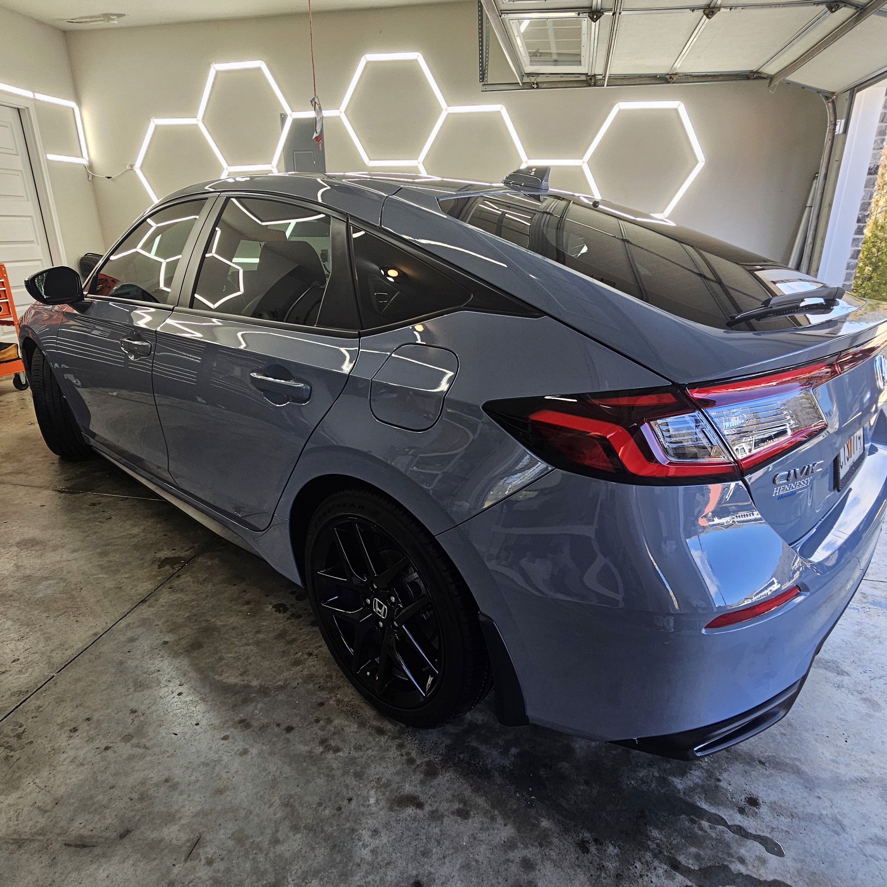 Full, complete detail on a 2025 Honda Civic Sport   performed on-site in West Cobb.