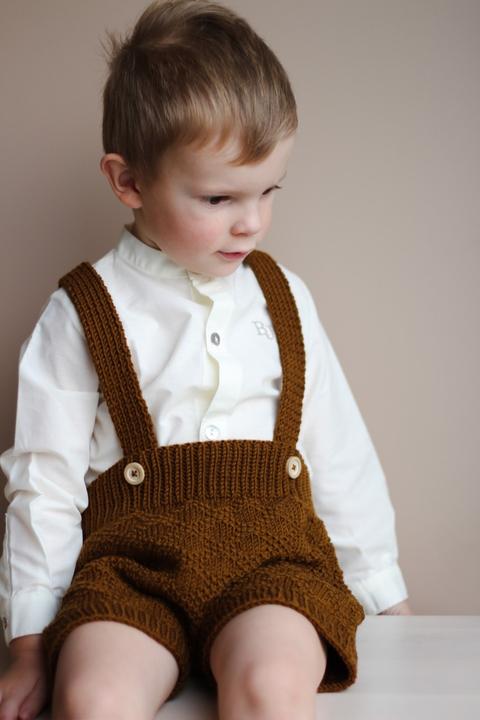 Diamond Overalls knitting pattern, photo 2