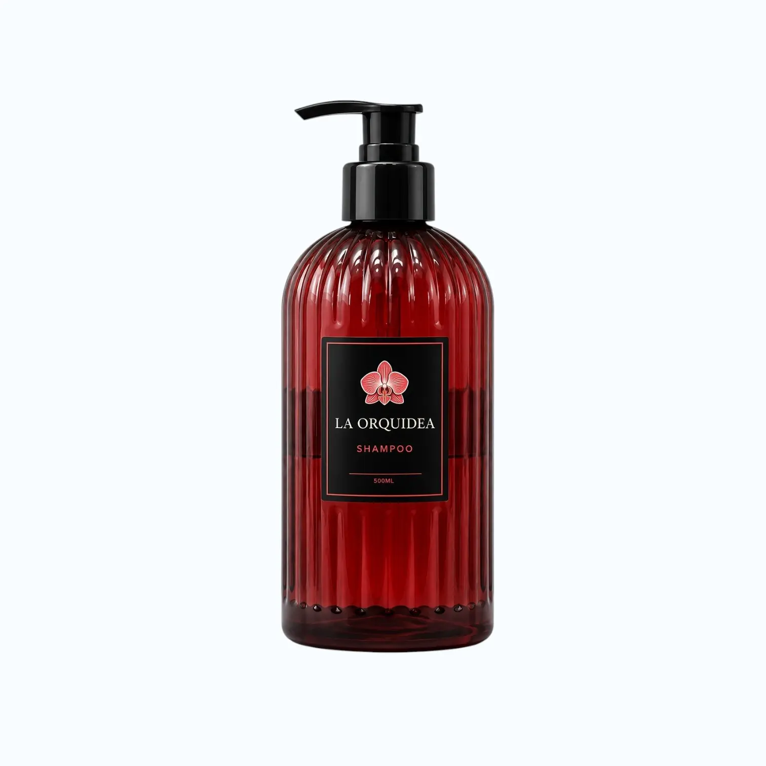 Private label hotel amenities set with shampoo and body wash