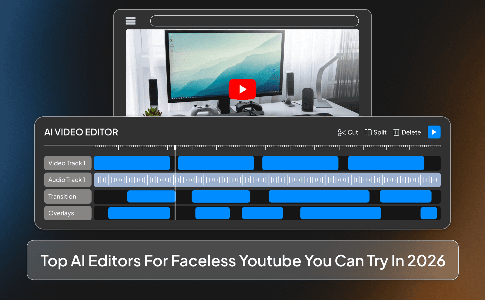 Top AI editors for faceless Youtube you can try in 2026