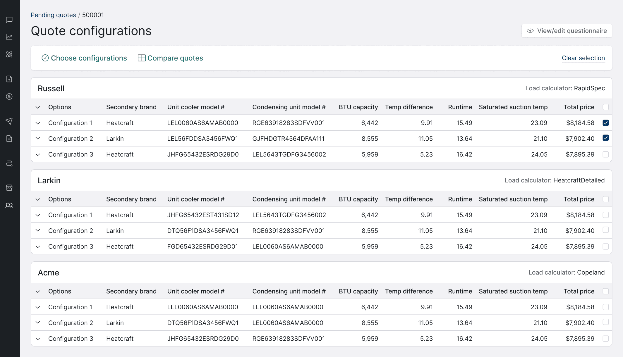 The Distro QuoteTech web app uses AI to help you create quotes.