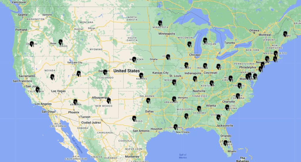 the active moving labor locations in united states