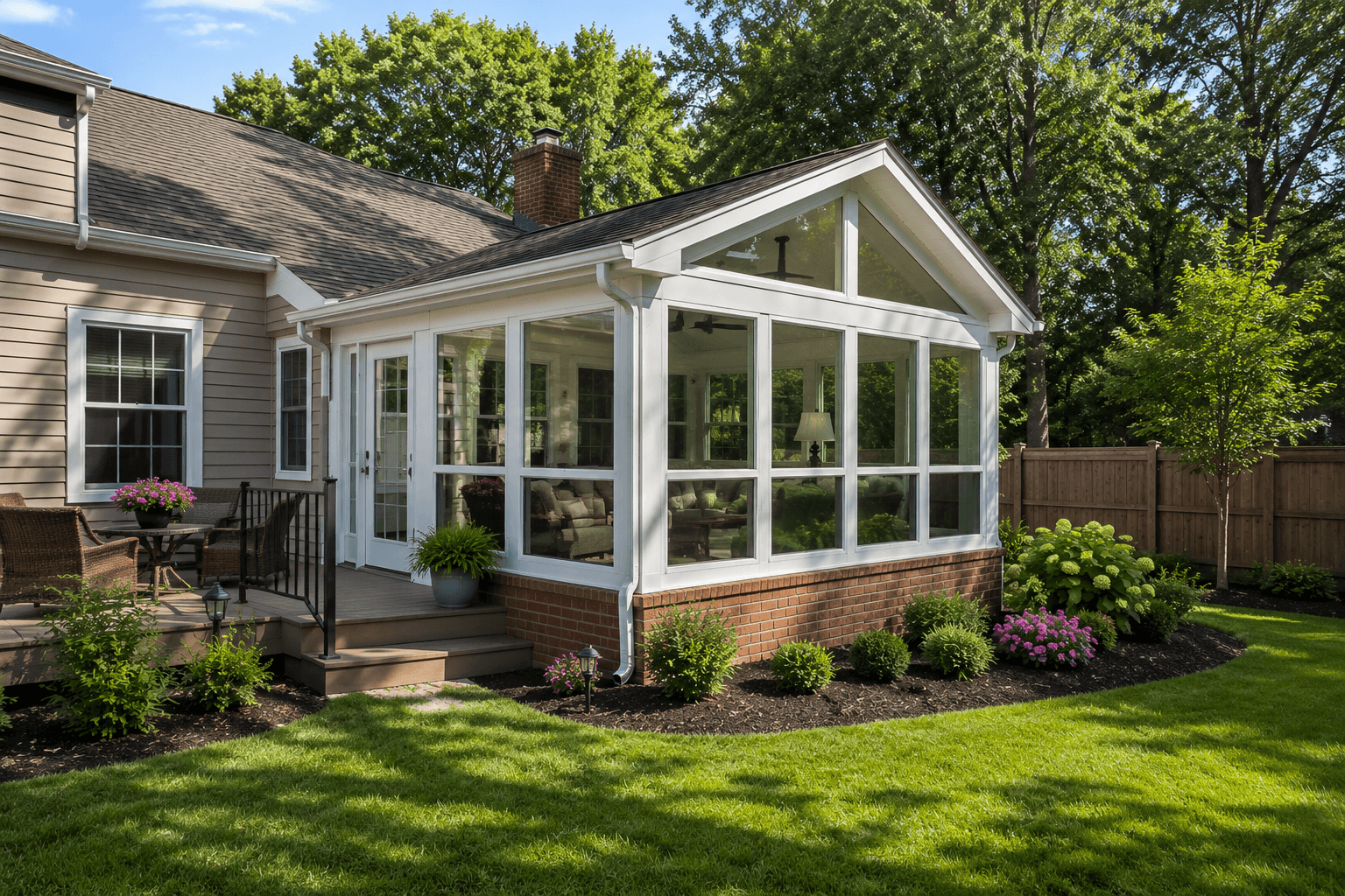 Decks and Additions R Us Sunroom Builder Triad NC