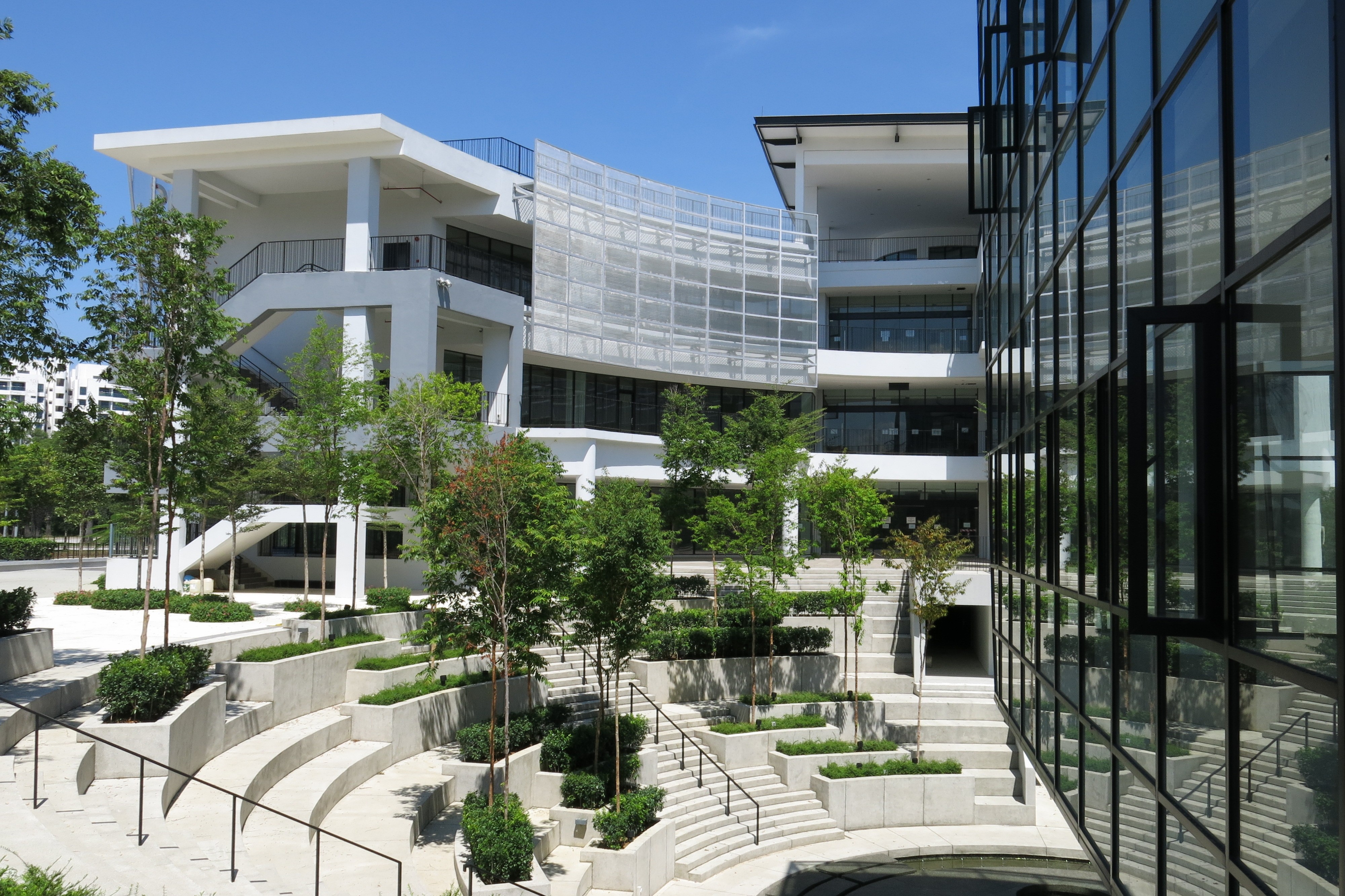 Courtyard view of Centrus project by Asima Architects