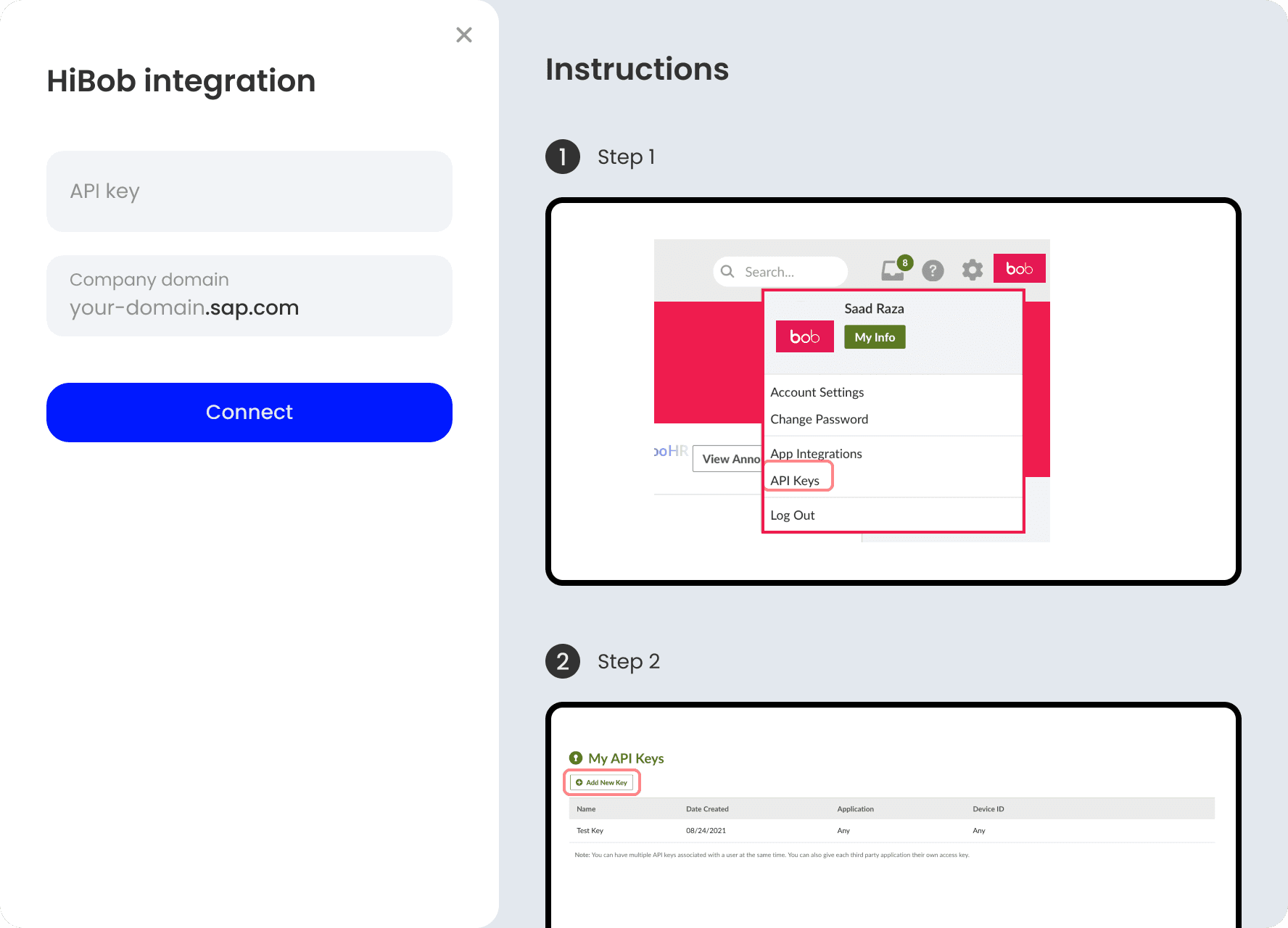 Customize Yoffix HiBob integration
