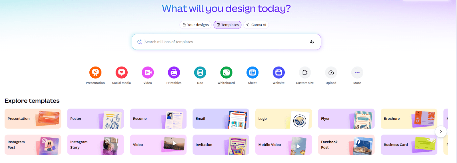 Canva AI tools for startups 
